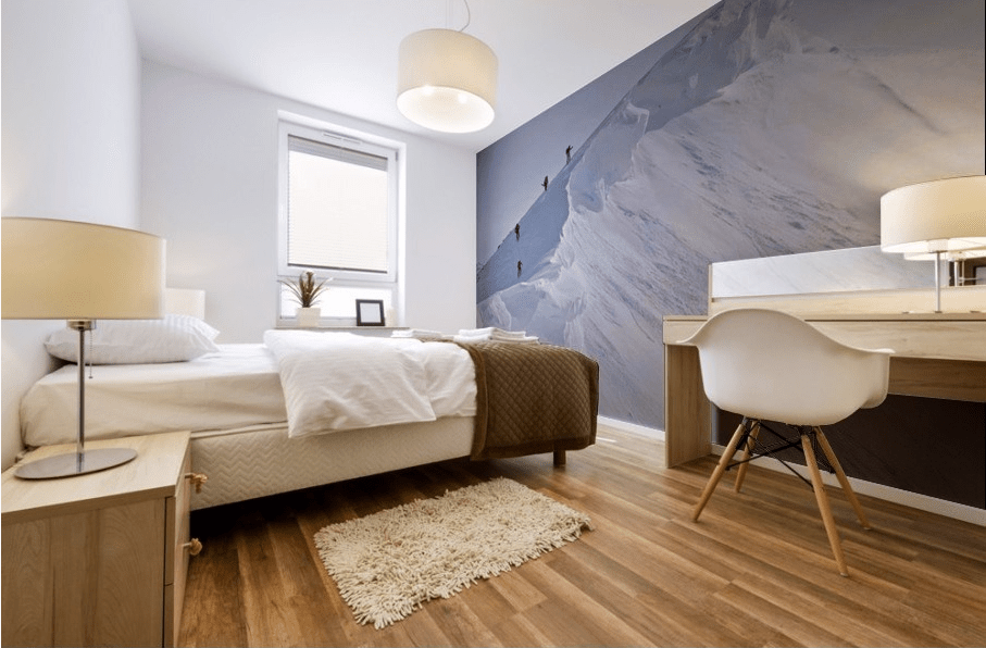 Backcountry Skiers On The Ridge Of Pms Bowl - Powderaddicts