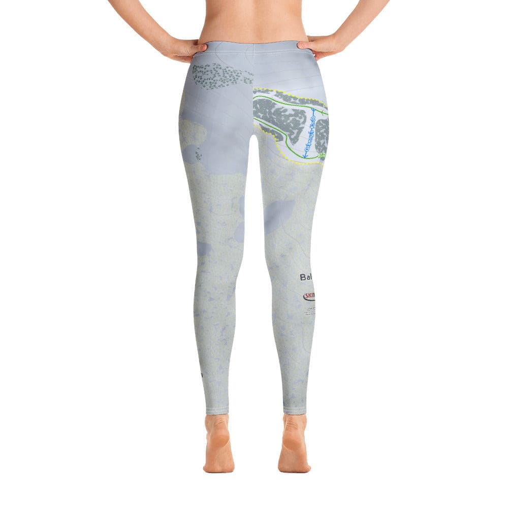 Bald Mountain, Idaho Ski Trail Map Women's Base Layer Bottom