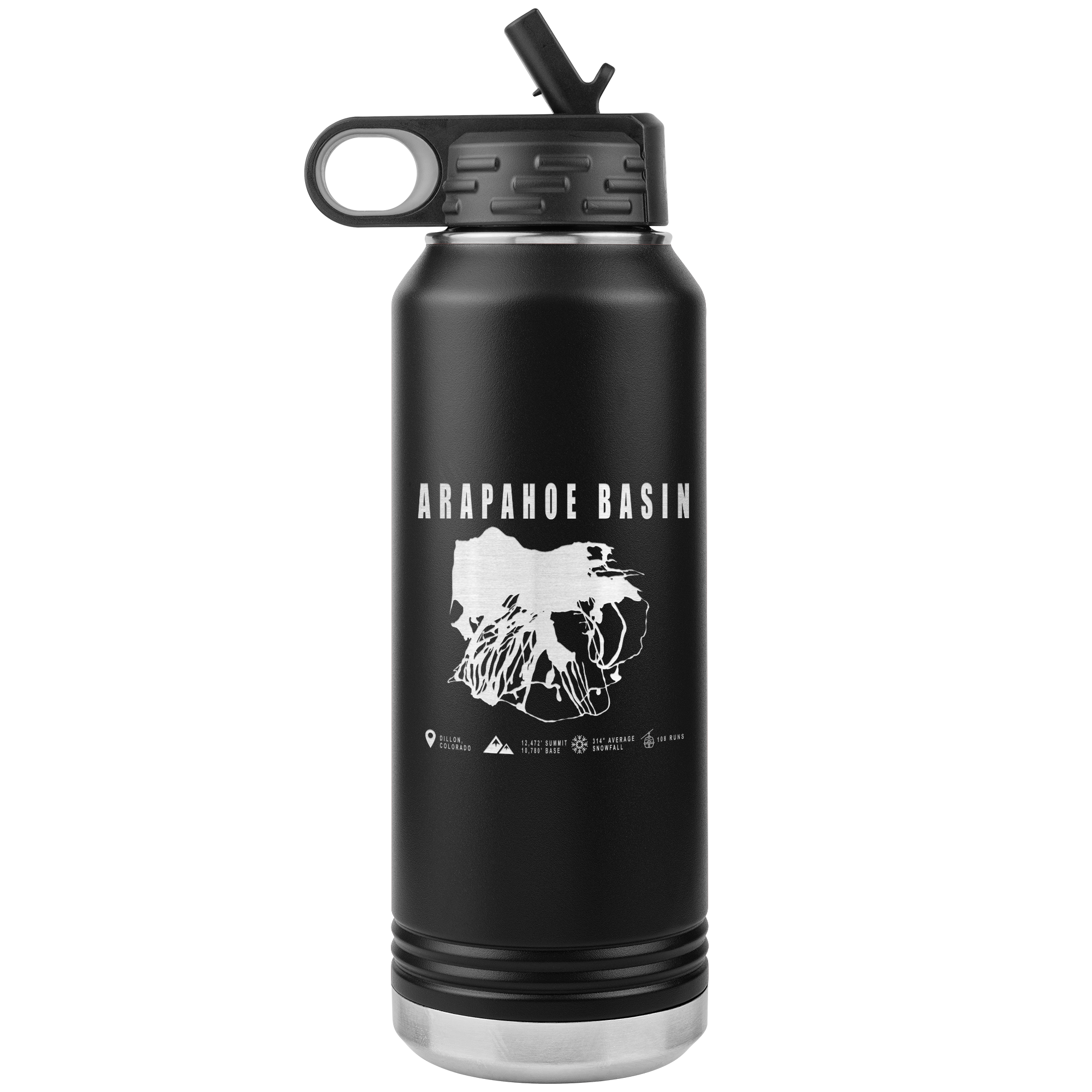 Arapahoe Basin,Colorado Ski Resort 32oz Tumbler - Powderaddicts
