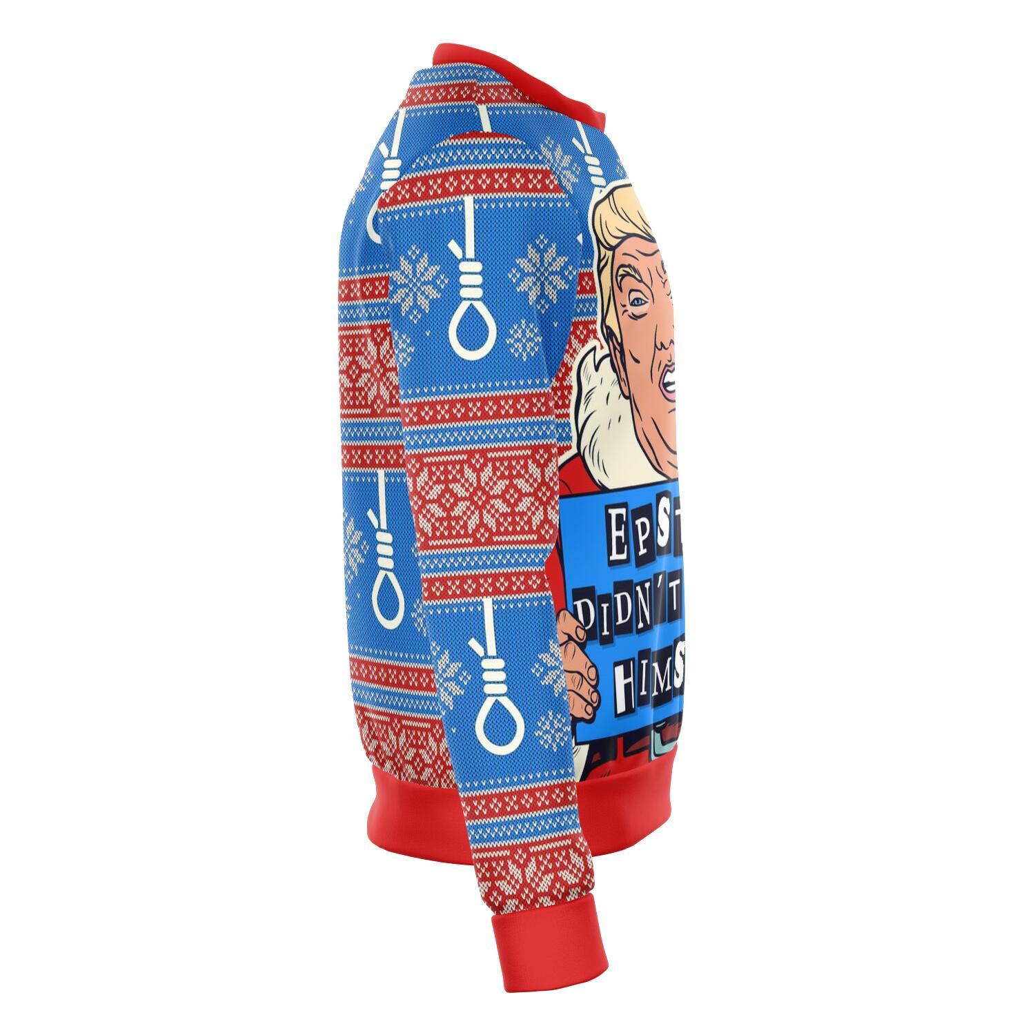 Epstein Didn't Kill Himself Trump Ugly Christmas Sweater Order By December 5 - Powderaddicts