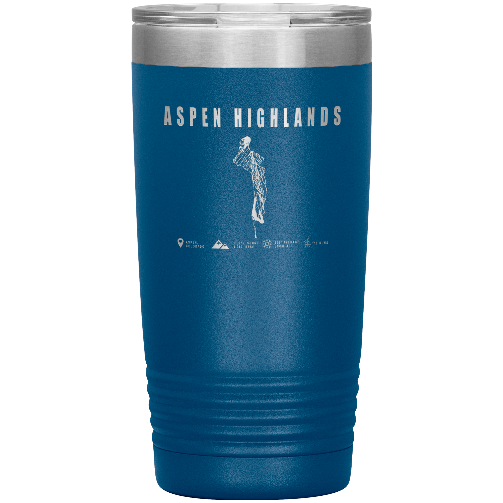 Aspen Highlands, Colorado Ski Resort 20oz Tumbler - Powderaddicts