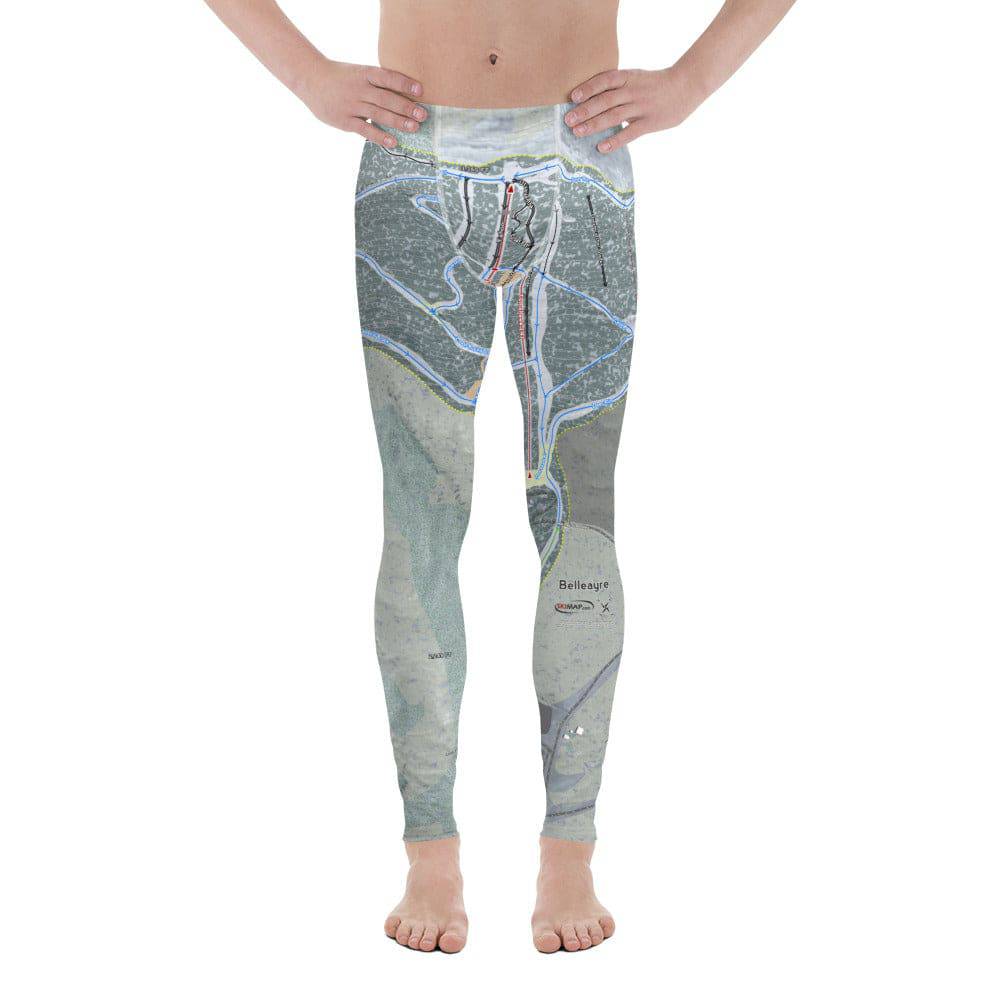 Belleayre, New York Ski Trail Map Men's Base Layer Bottom