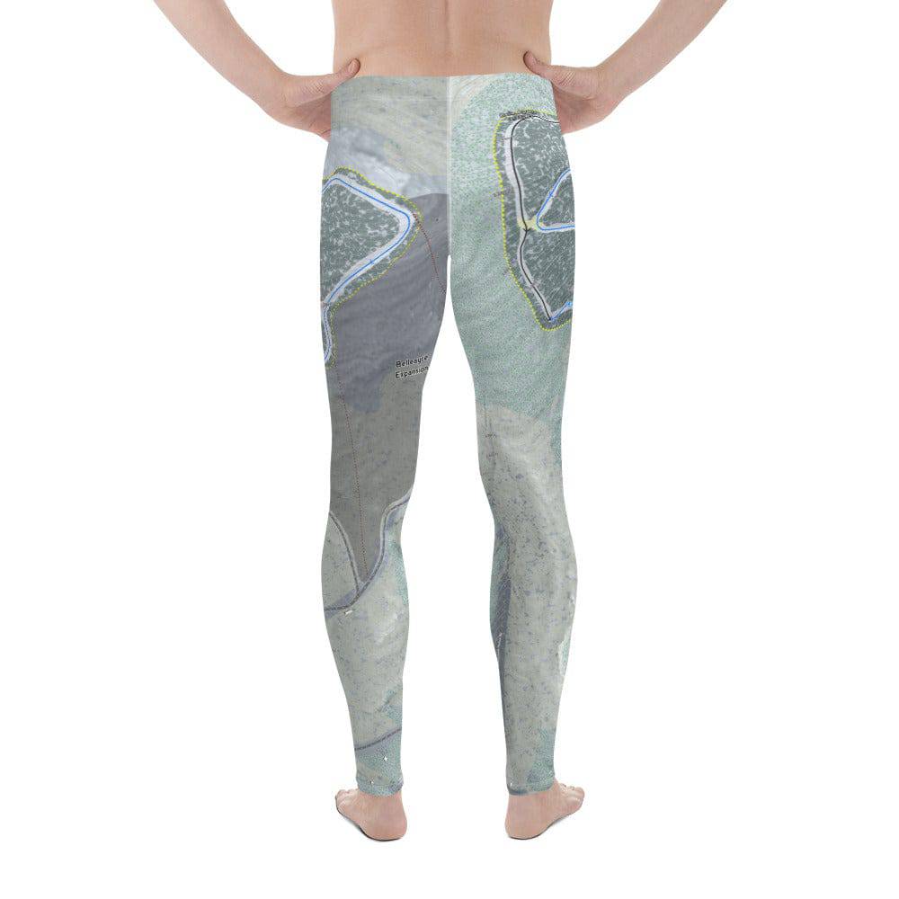 Belleayre, New York Ski Trail Map Men's Base Layer Bottom - Powderaddicts