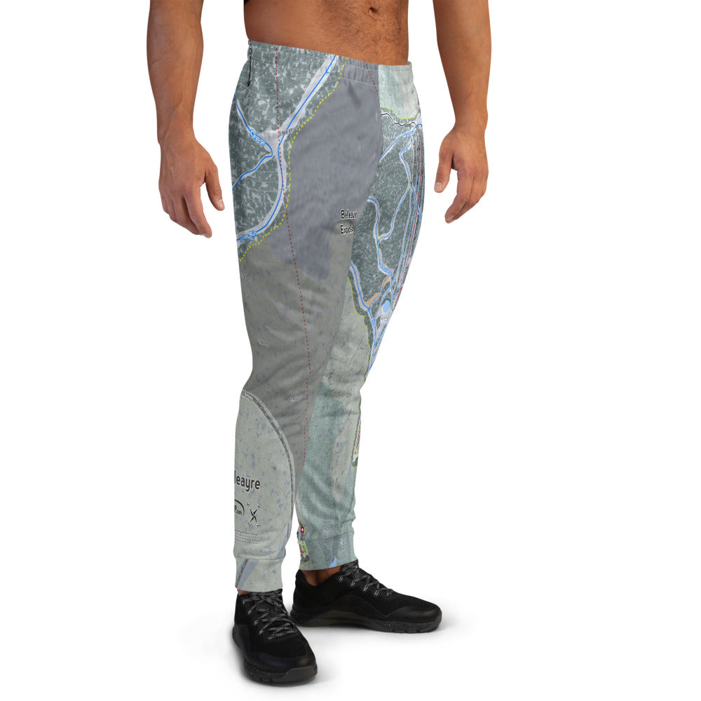 Belleayre Resort, New York Ski Trail Map Men's Mid-Layer - Powderaddicts