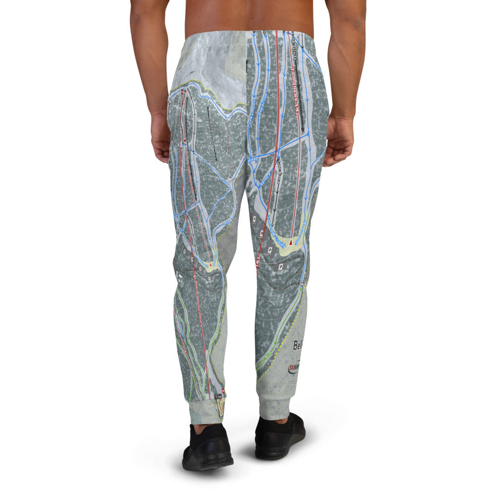 Belleayre Resort, New York Ski Trail Map Men's Mid-Layer - Powderaddicts