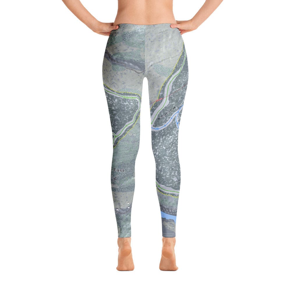 Berkshire East, Massachusetts Ski Trail Map Women's Base Layer Bottom - Powderaddicts
