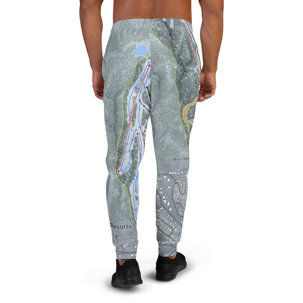 Big Bear Combo, California Ski Trail Map Men's Mid-Layer - Powderaddicts