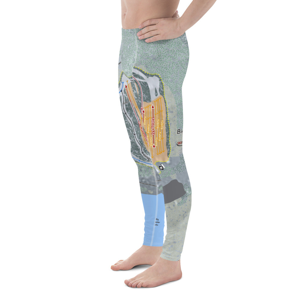 Big Boulder, Pennsylvania Ski Trail Map Men&#39;s Base Layer Bottom - Powderaddicts