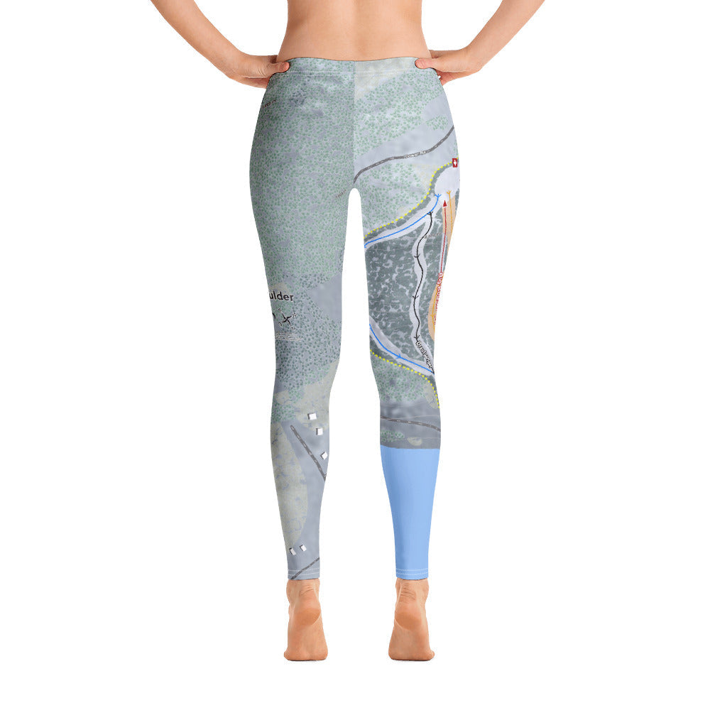 Big Boulder, Pennsylvania Ski Trail Map Women's Base Layer Bottom - Powderaddicts