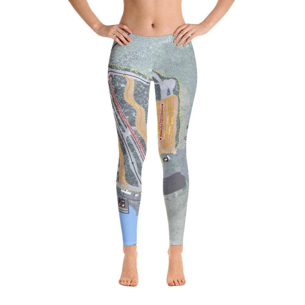 Big Boulder, Pennsylvania Ski Trail Map Women's Base Layer Bottom - Powderaddicts