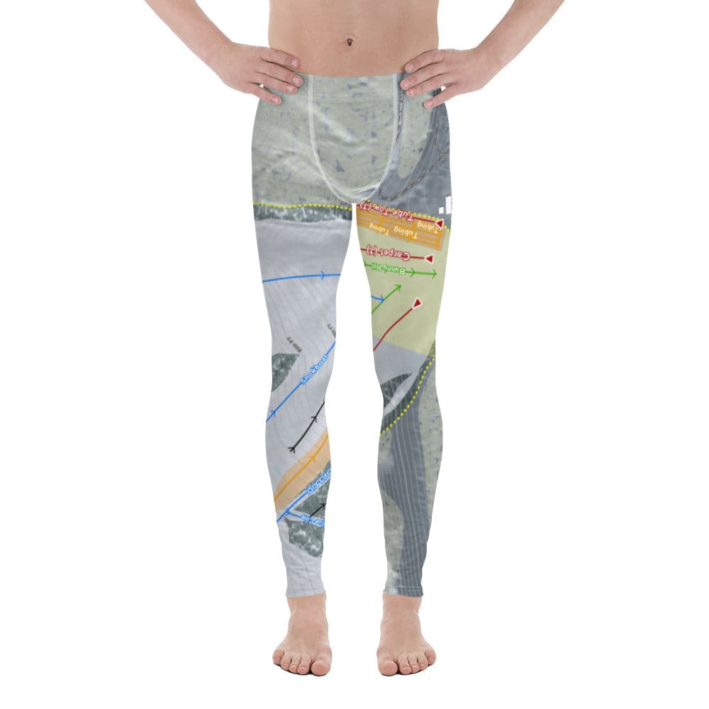 Birch Hill, Alaska Ski Trail Map Men's Base Layer Bottom