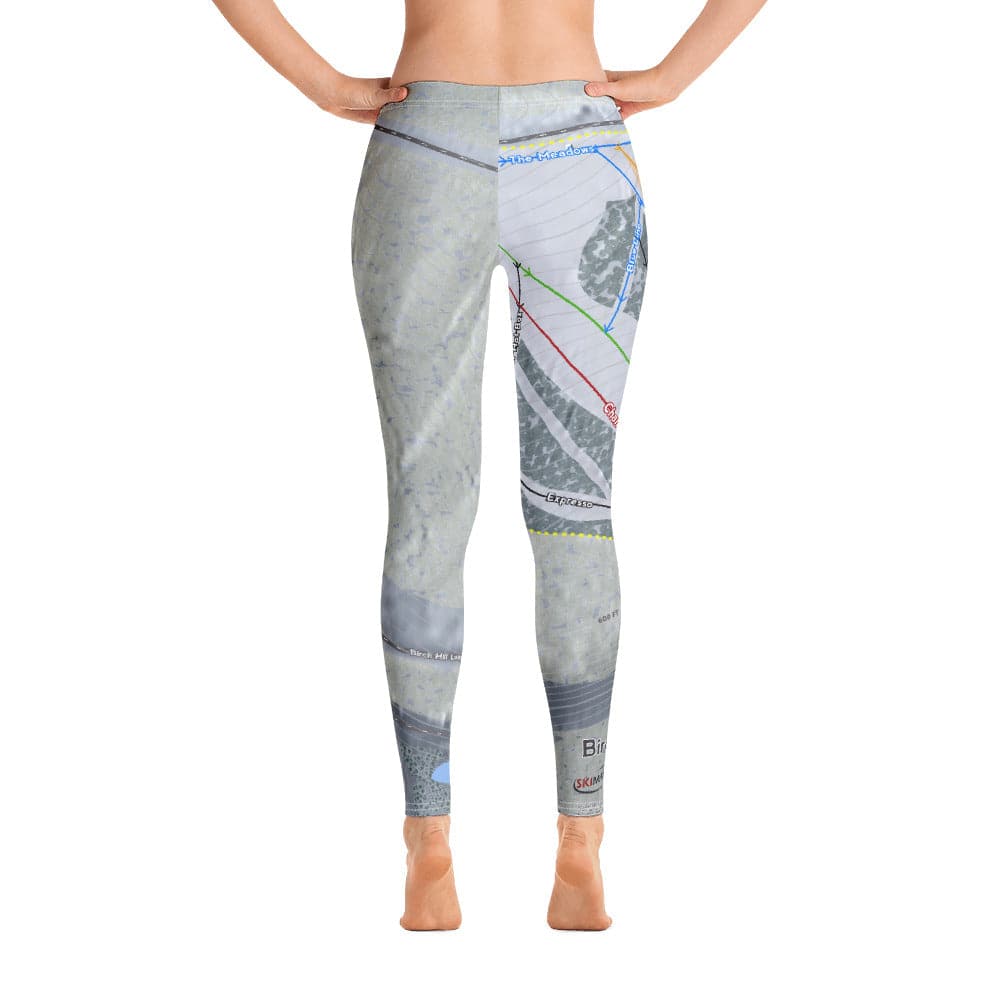 Birch Hill, Alaska Ski Trail Map Women's Base Layer Bottom