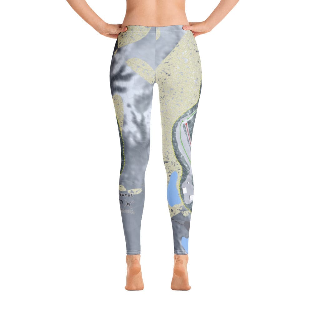 Bittersweet, Michigan Ski Trail Map Women's Base Layer Bottom