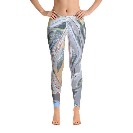 Bittersweet, Michigan Ski Trail Map Women's Base Layer Bottom - Powderaddicts