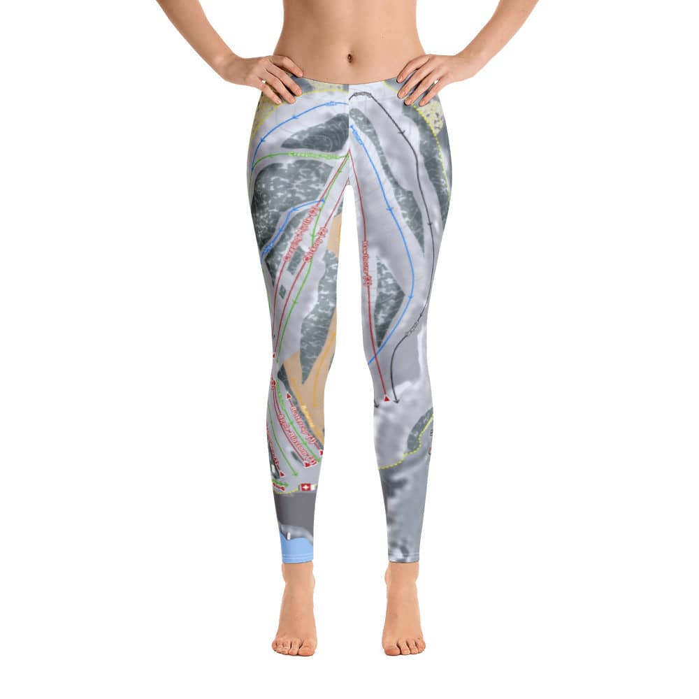 Bittersweet, Michigan Ski Trail Map Women's Base Layer Bottom - Powderaddicts