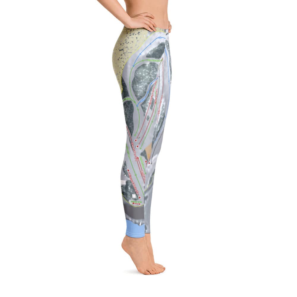 Bittersweet, Michigan Ski Trail Map Women's Base Layer Bottom - Powderaddicts