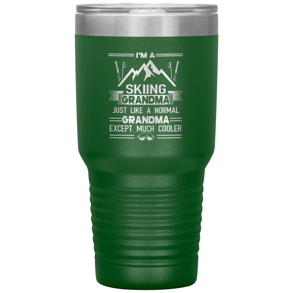 I'm A Skiing Grandma 30oz Tumbler - Powderaddicts