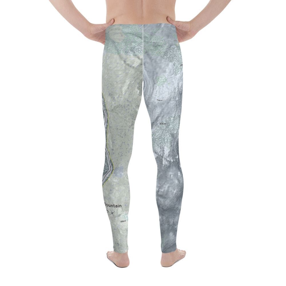 Black Mountain, Maine Ski Trail Map Men's Base Layer Bottom - Powderaddicts