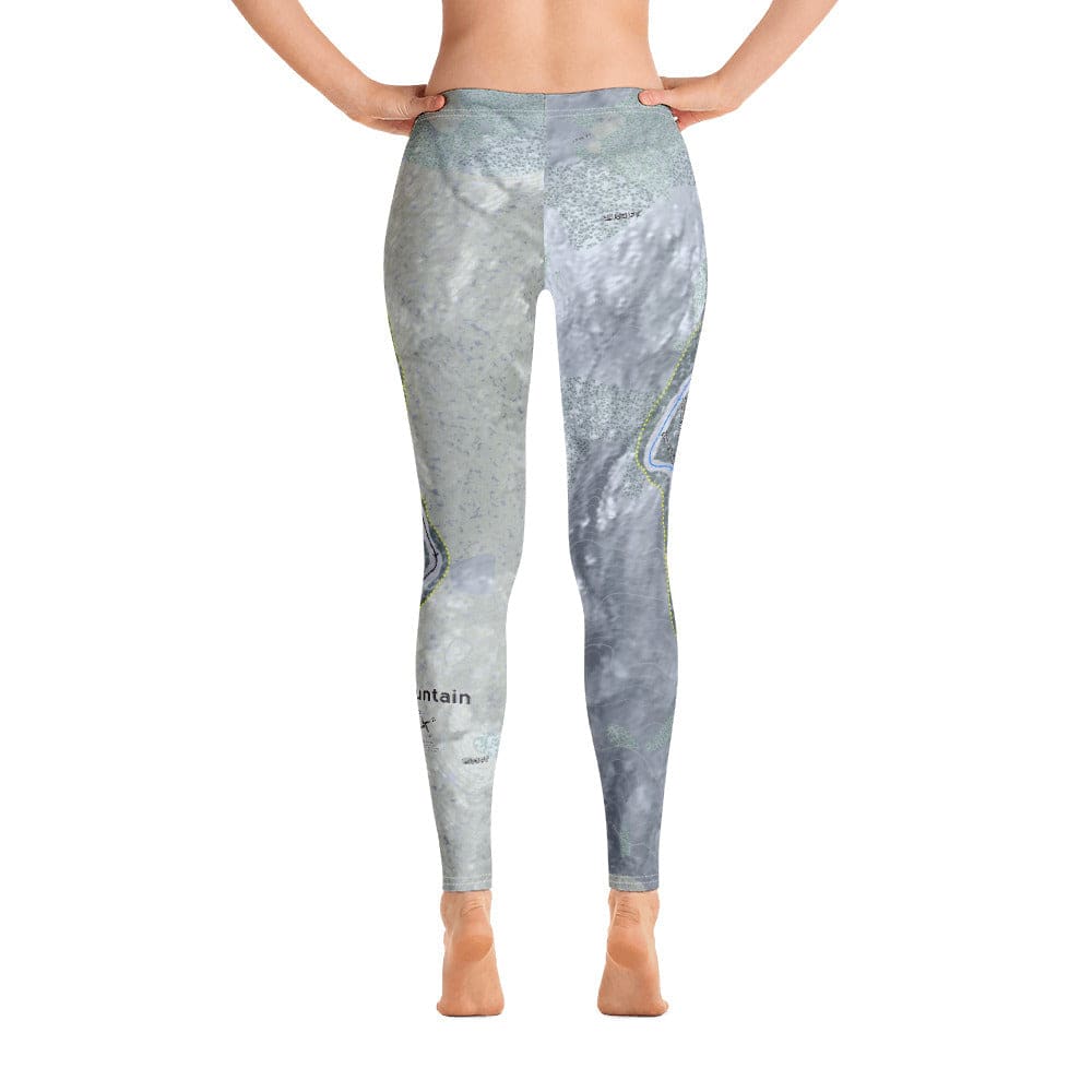 Black Mountain, Maine Ski Trail Map Women's Base Layer Bottom - Powderaddicts
