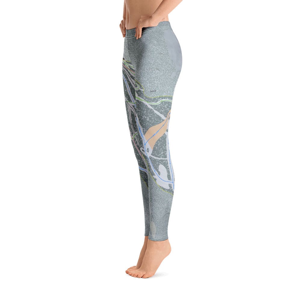 Blacktail, Montana Ski Trail Map Women's Base Layer Bottom - Powderaddicts
