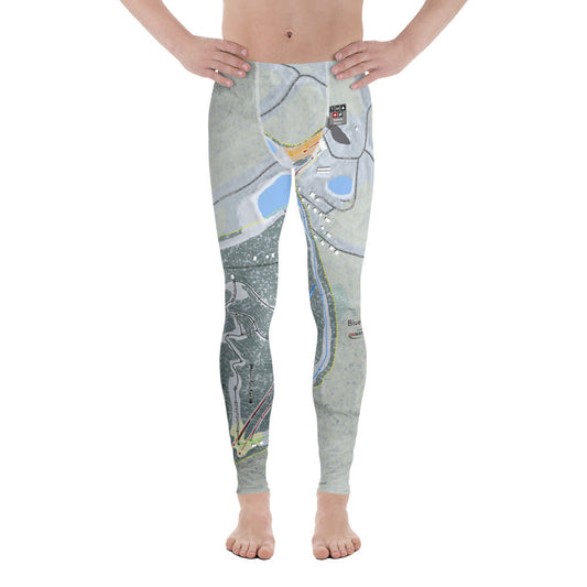 Blue Knob, Pennsylvania Ski Trail Map Men's Base Layer Bottom - Powderaddicts