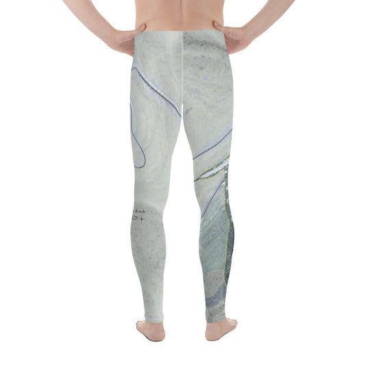 Blue Knob, Pennsylvania Ski Trail Map Men's Base Layer Bottom - Powderaddicts