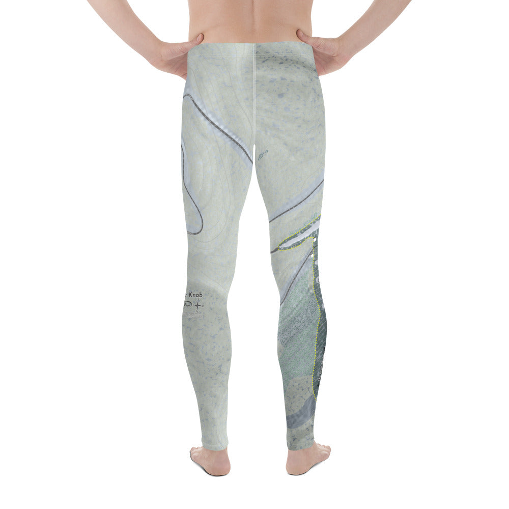 Blue Knob, Pennsylvania Ski Trail Map Men's Base Layer Bottom - Powderaddicts