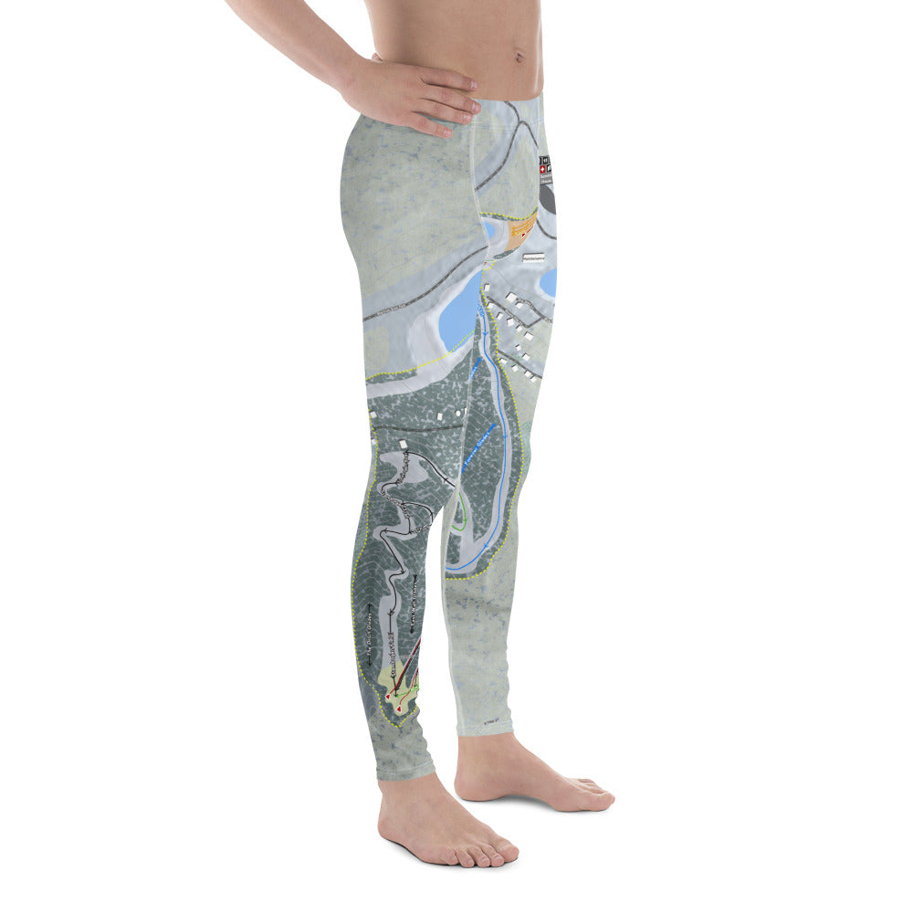 Blue Knob, Pennsylvania Ski Trail Map Men&#39;s Base Layer Bottom - Powderaddicts