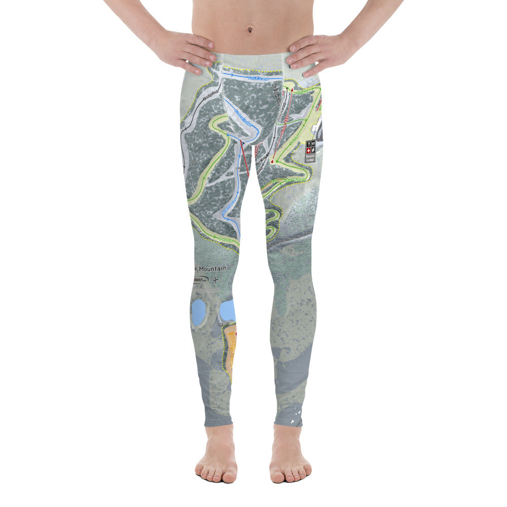 Blue Mountain, Pennsylvania Ski Trail Map Men's Base Layer Bottom