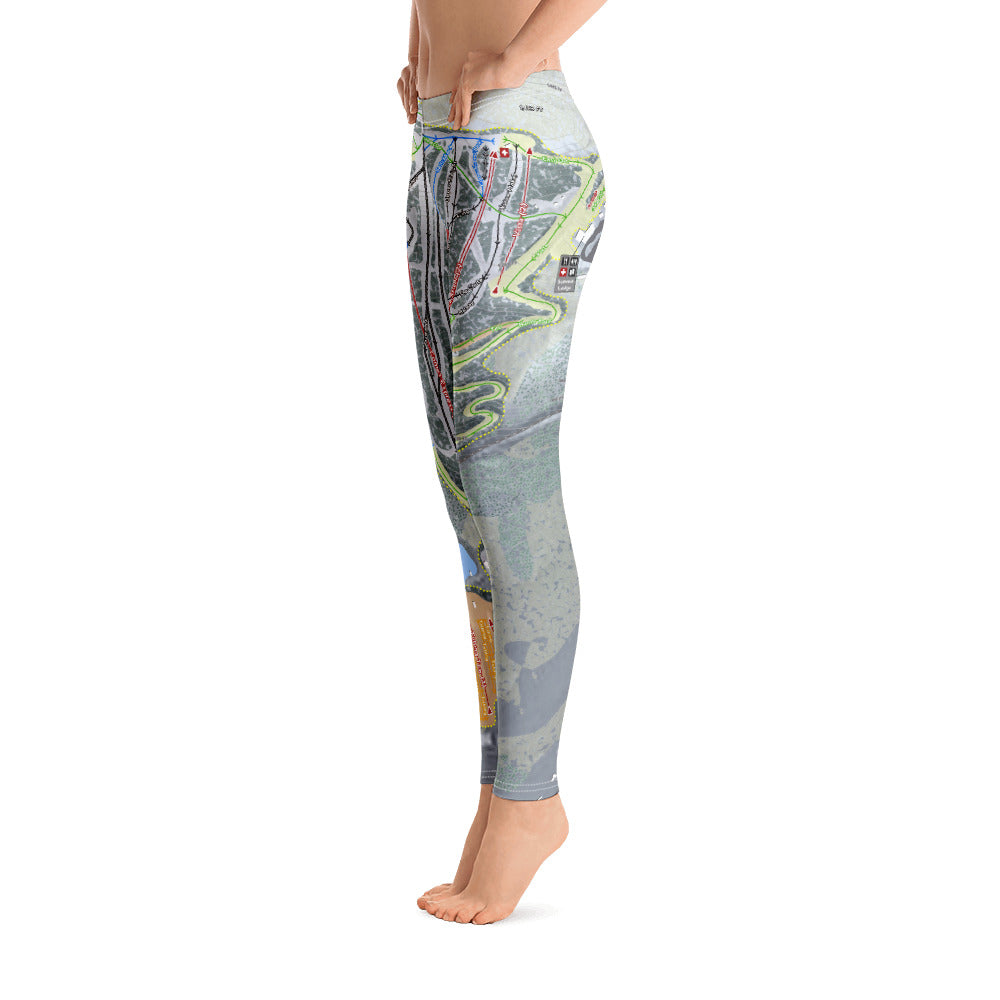 Blue Mountain, Pennsylvania Ski Trail Map Women's Base Layer Bottom - Powderaddicts