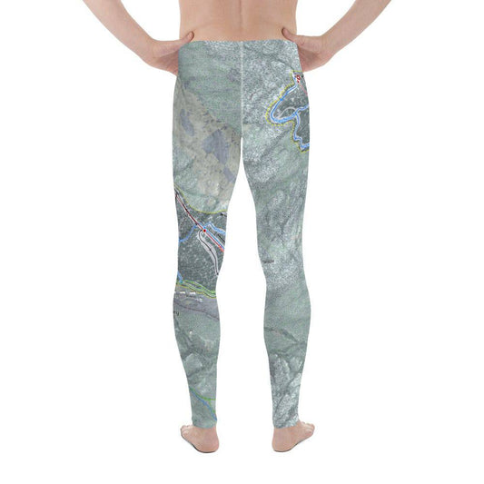 Bolton Valley, Vermont Ski Trail Map Men's Base Layer Bottom - Powderaddicts