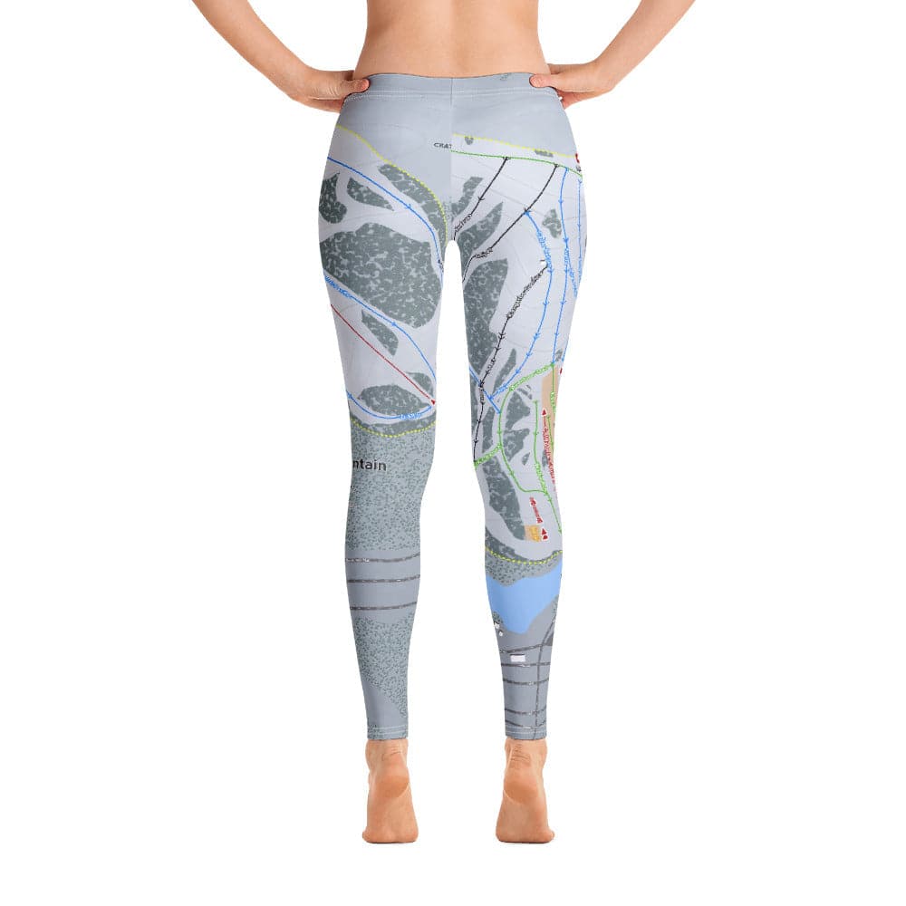 Boreal Mountain, California Ski Trail Map Women's Base Layer Bottom