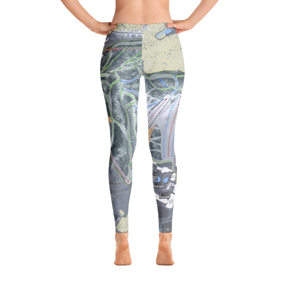 Boyne Mountain, Michigan Ski Trail Map Women's Base Layer Bottom