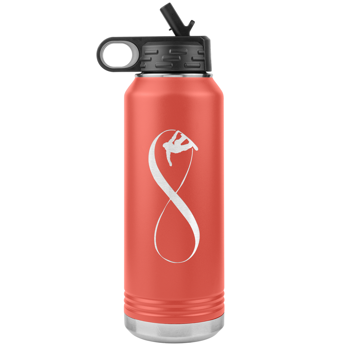 Infinity Snowboard 32oz Water Bottle Tumbler - Powderaddicts