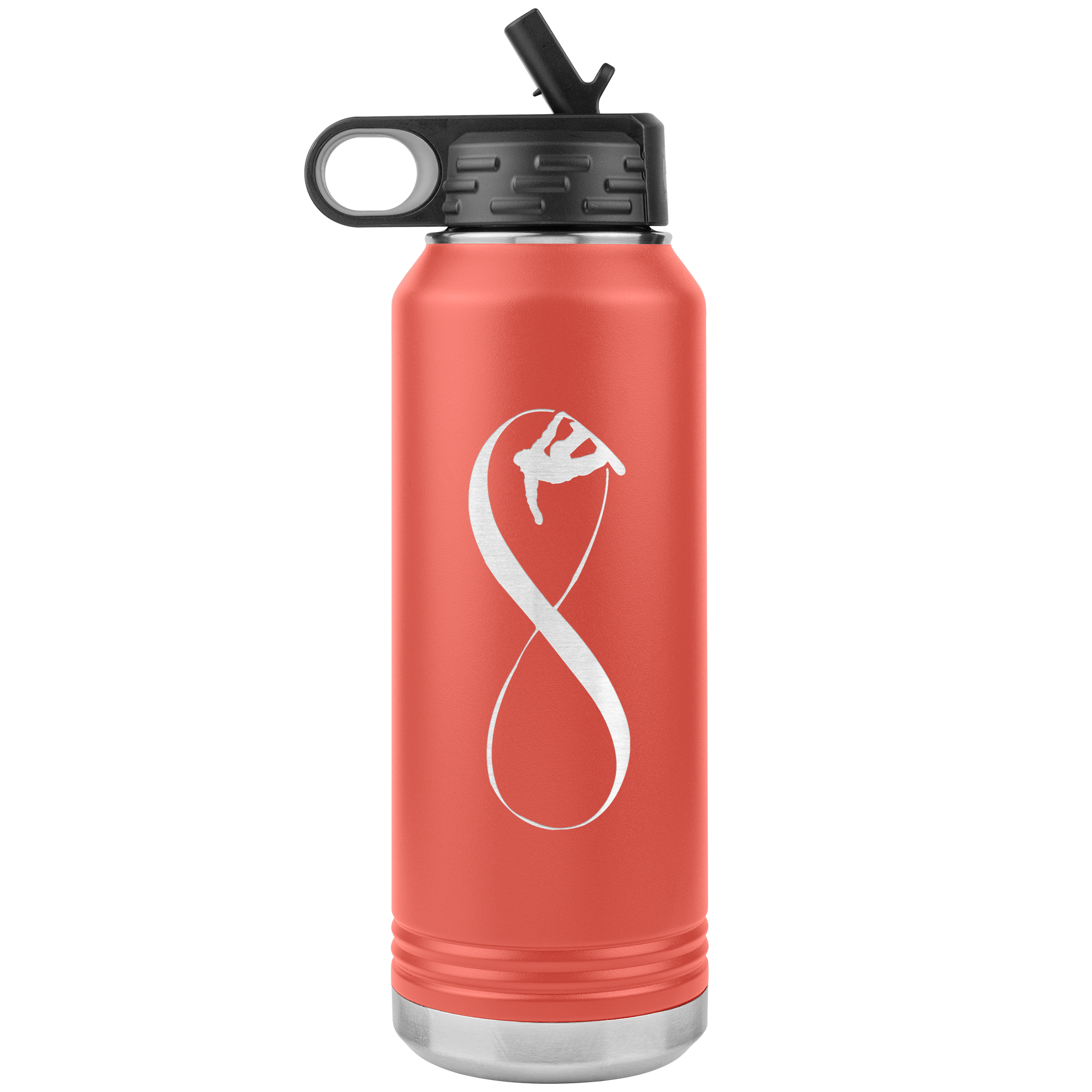 Infinity Snowboard 32oz Water Bottle Tumbler - Powderaddicts
