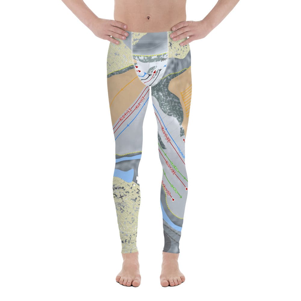 Brandywine, Ohio Ski Trail Map Men's Base Layer Bottom