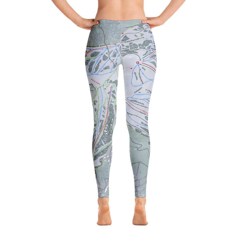 Brian Head, Utah Ski Trail Map Women's Base Layer Bottom - Powderaddicts