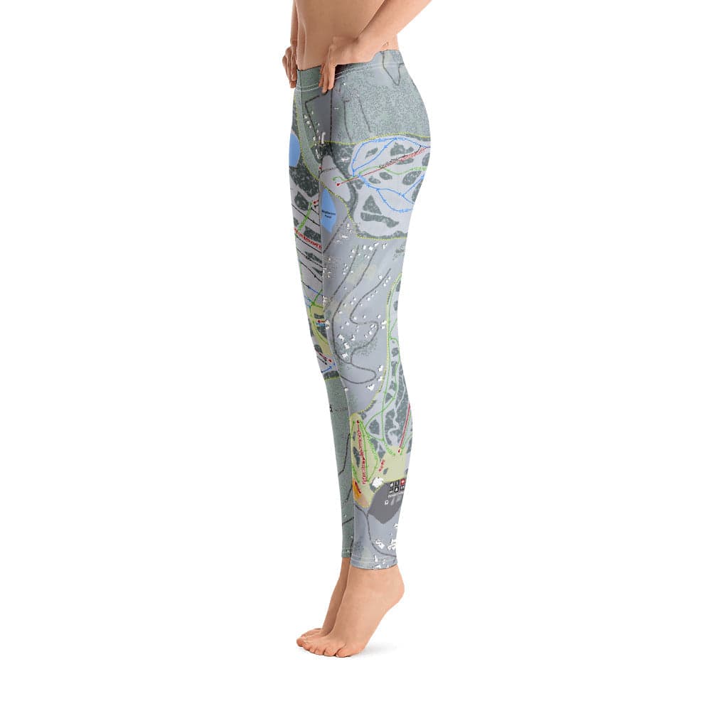 Brian Head, Utah Ski Trail Map Women's Base Layer Bottom - Powderaddicts