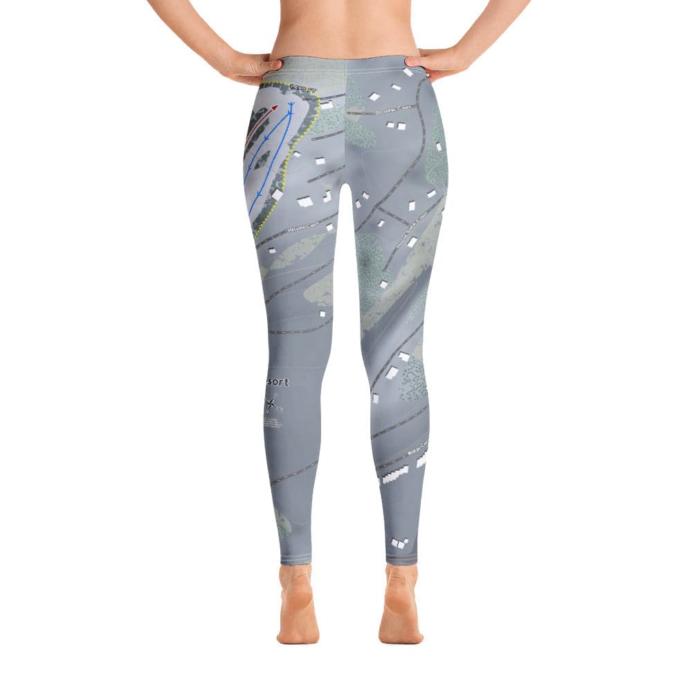 Bryce, Virginia Ski Trail Map Women's Base Layer Bottom