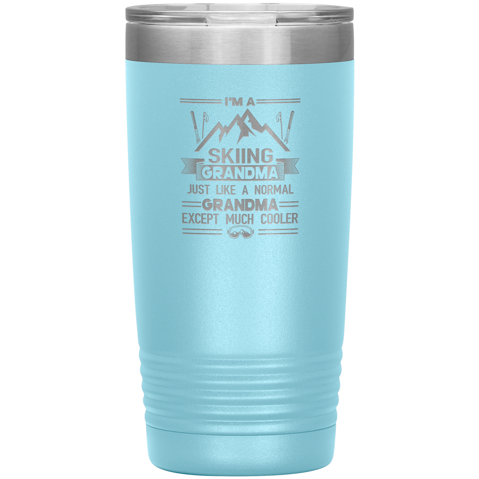 I'm A Skiing Grandma 20oz Tumbler - Powderaddicts