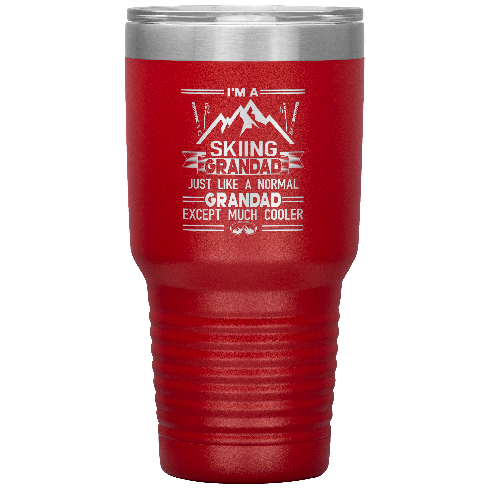 I'm A Skiing Grandad 30oz Tumbler - Powderaddicts