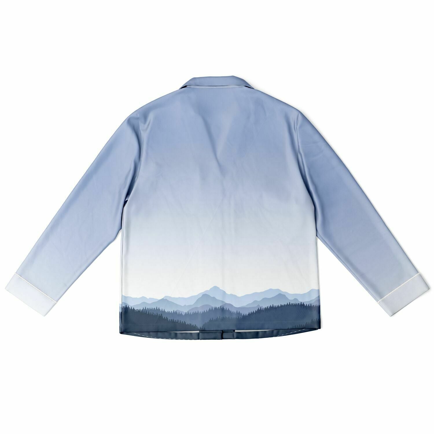 Mountain Gradient Satin Pajamas - Powderaddicts