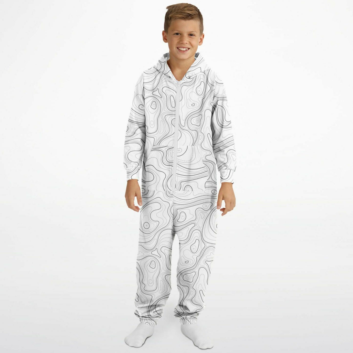 WHITE TOPO YOUTH UNISEX JUMPSUIT