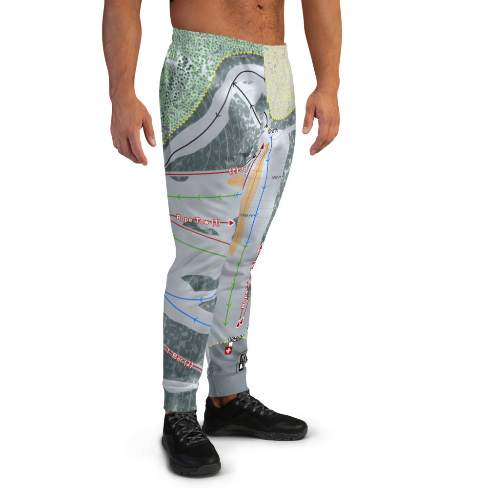 Camp 10, Wisconsin Ski Trail Map Men's Mid-Layer - Powderaddicts