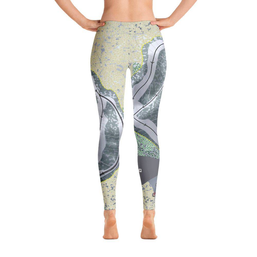 Camp 10, Wisconsin Ski Trail Map Women's Base Layer Bottom