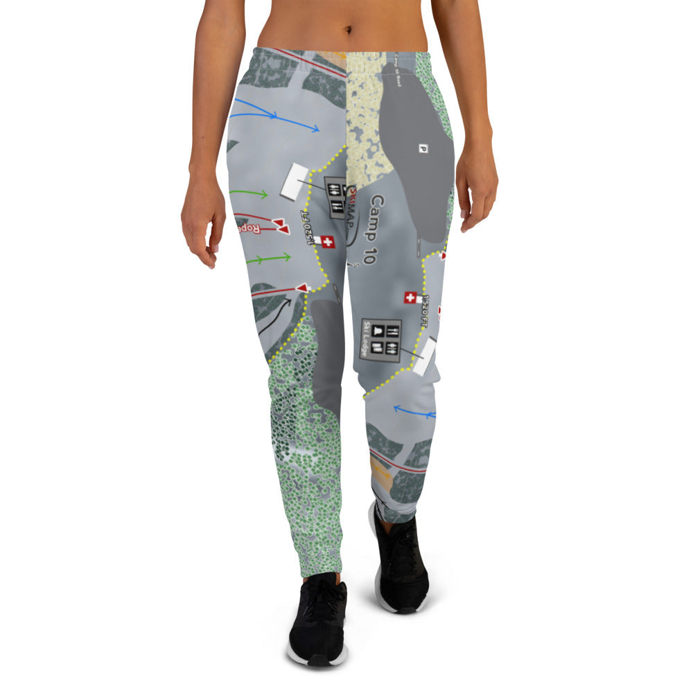Camp 10, Wisconsin Ski Trail Map Women's Mid-Layer