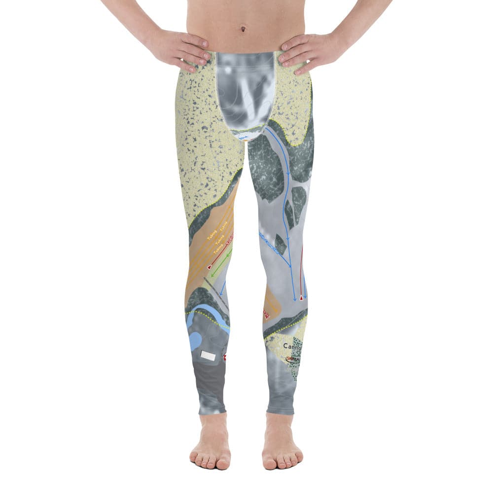 Cannonsburg, Michigan Ski Trail Map Men's Base Layer Bottom