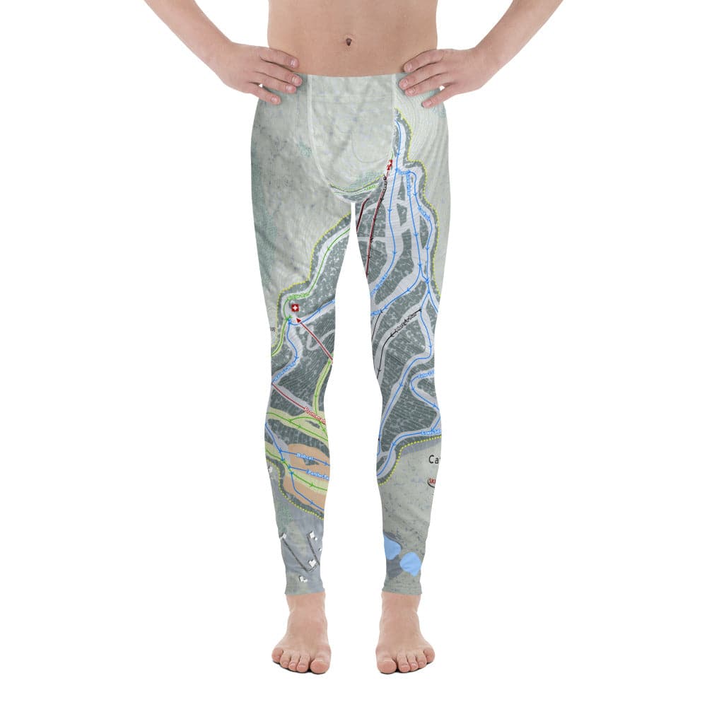 Catamount, New York Ski Trail Map Men's Base Layer Bottom