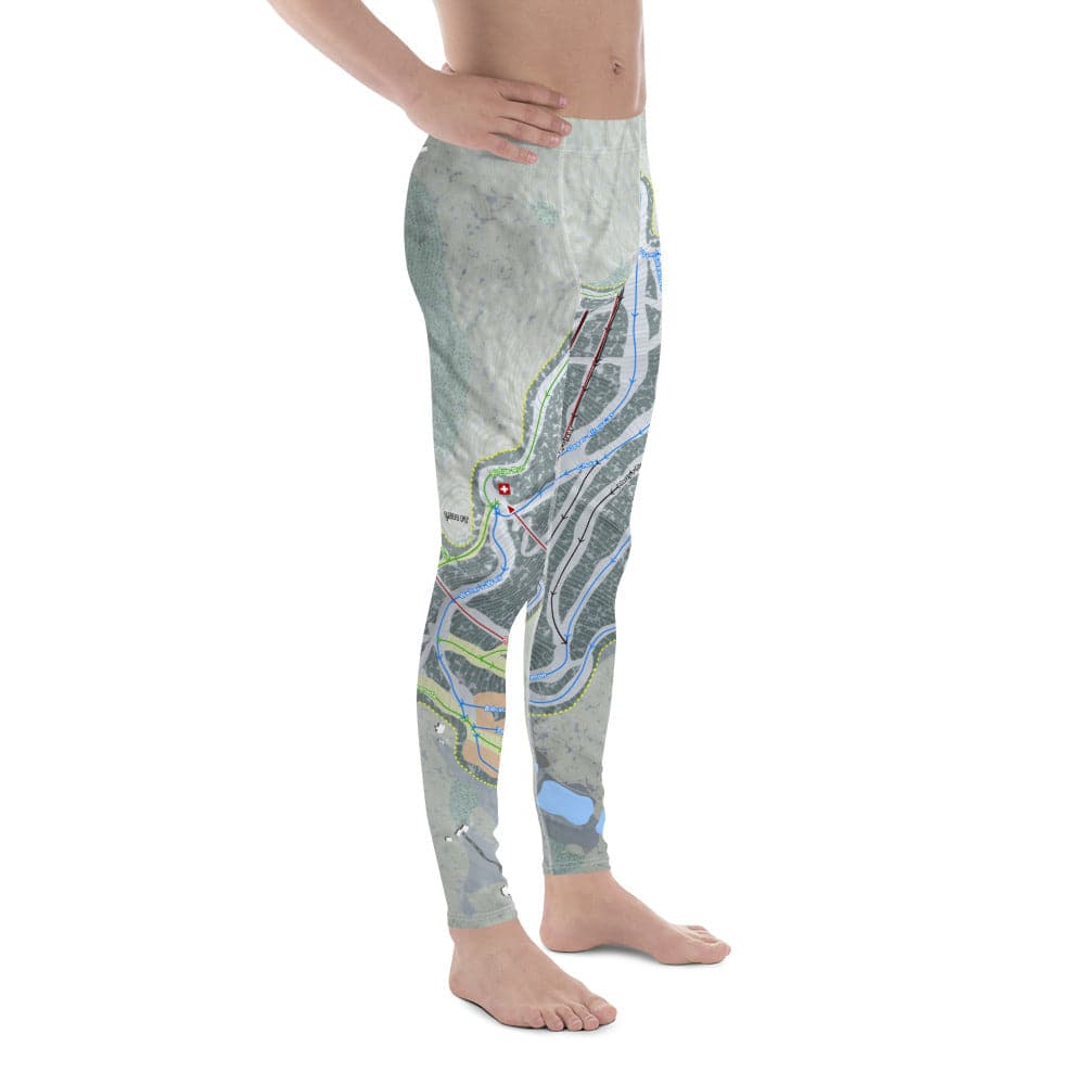Catamount, New York Ski Trail Map Men's Base Layer Bottom - Powderaddicts