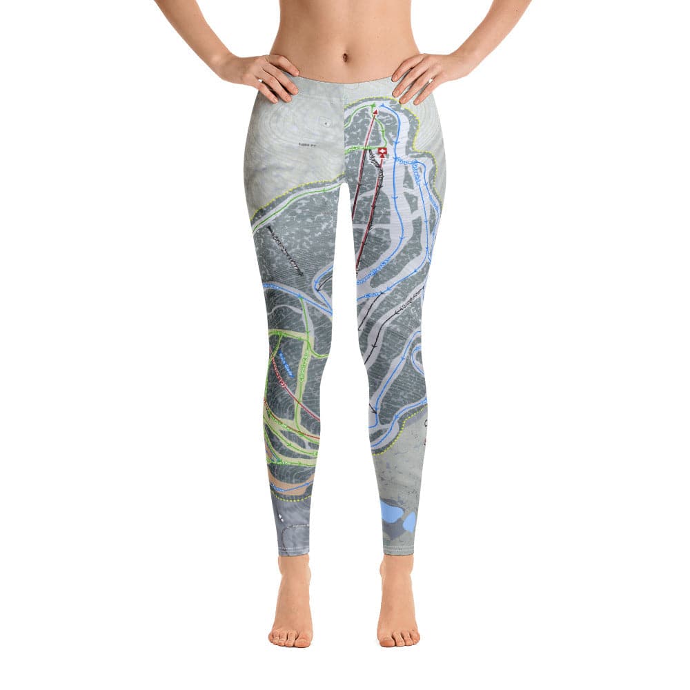 Catamount, New York Ski Trail Map Women's Base Layer Bottom